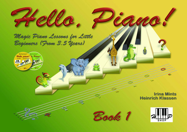 "Hello, piano!" Book 1 with 2 CDs, English Edition