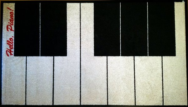 Piano-Teppich/"Keyboard" Rug, Size 85х150cm